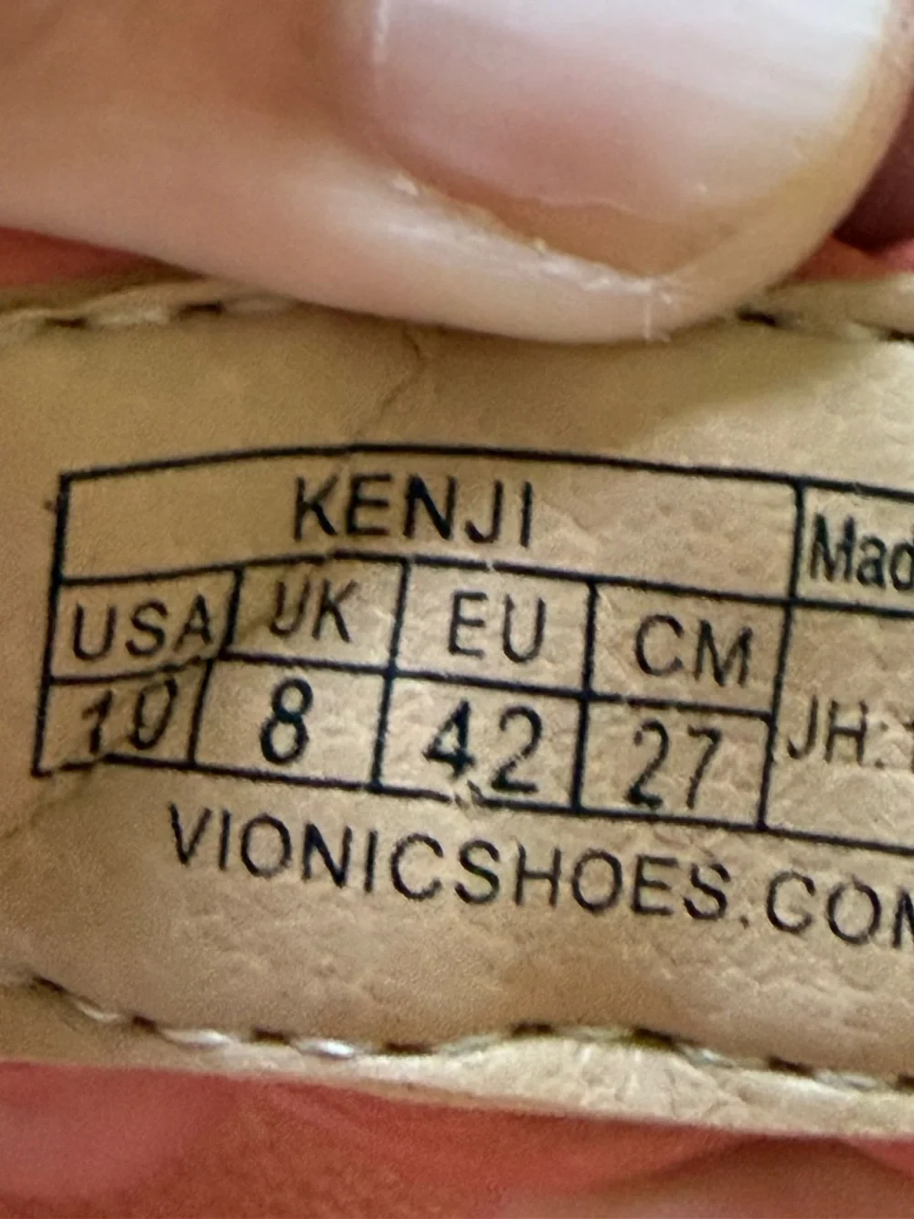 Vionic Womens Kenji T-Strap Sandals Size 10